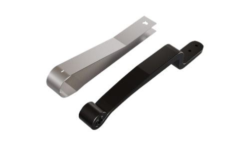 Cranked Single Leaf Trailing Arm