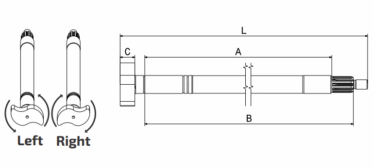 brake chamshaft 4020