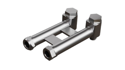 compressed air connection mounted
