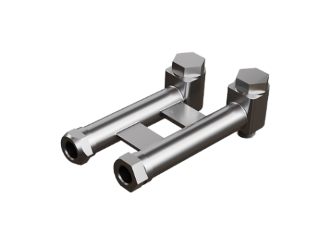 compressed air connection mounted