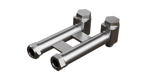 compressed air connection mounted