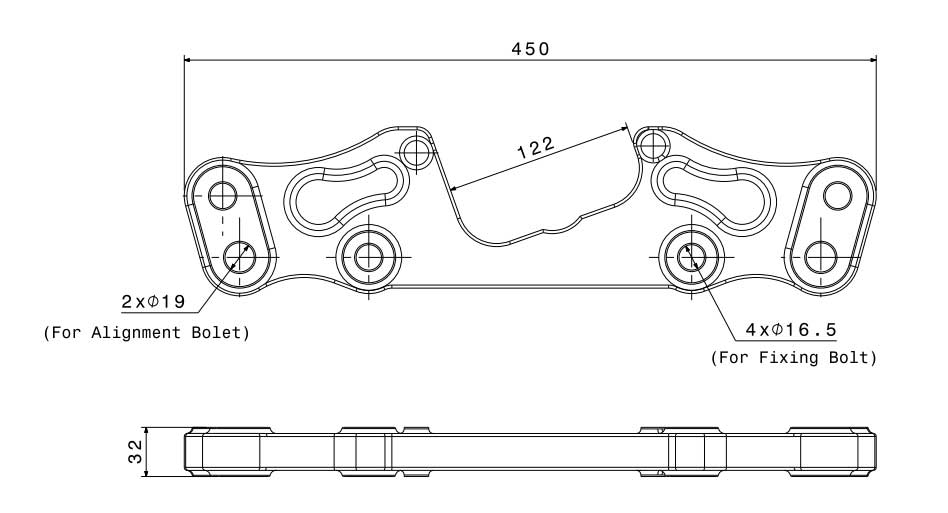 disk-brake-axle-plate 2D